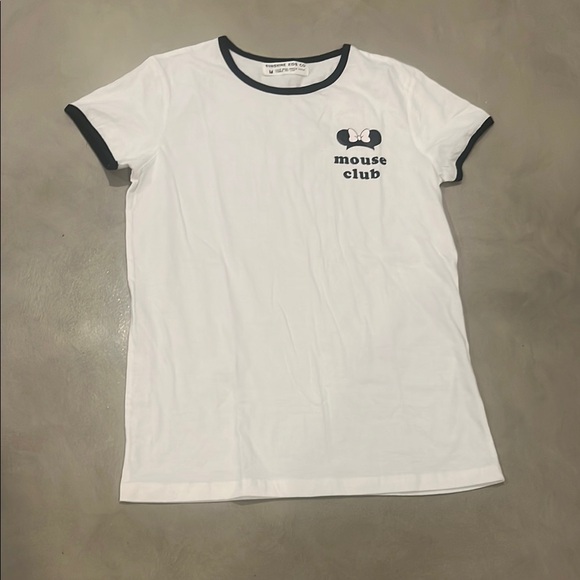 Sunshine Kids Co Tops - Womens White small shop Mickey Mouse Club tee